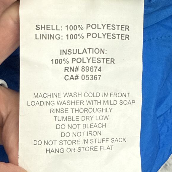 Mountain‎ Hardware Blue Lamina 17F/-8C Sleeping Bag - Picture 11 of 15